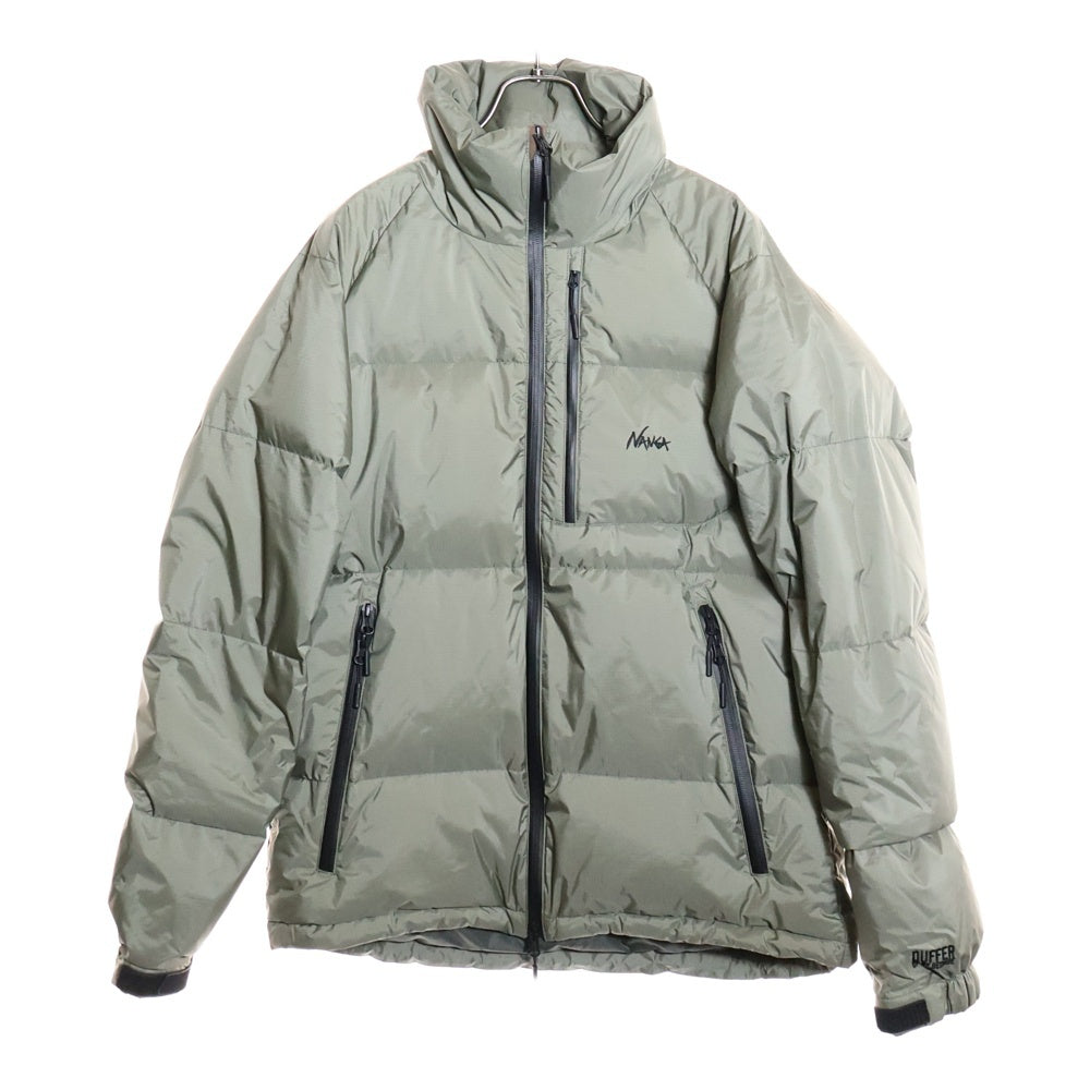 NANGA(ナンガ) ×DUFFER スタンドカラー ダウンジャケット カーキ