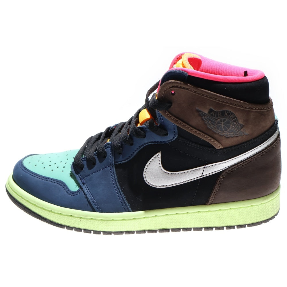 NIKE(ナイキ) AIR JORDAN 1 RETRO HIGH OG BAROQUE BROWN エアジョーダン1 レトロ ハイカットスニーカー マルチ US9/27cm 555088-201