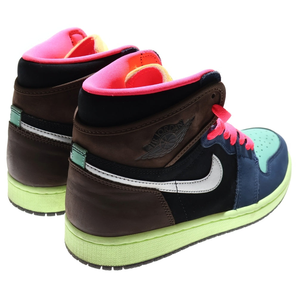 NIKE(ナイキ) AIR JORDAN 1 RETRO HIGH OG BAROQUE BROWN エアジョーダン1 レトロ ハイカットスニーカー マルチ US9/27cm 555088-201