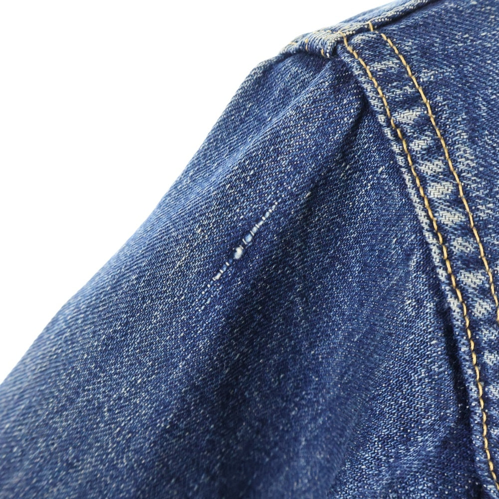 Levi's(リーバイス) 40s 506XX 1st 片面タブ BIG-E スライドバックル 革パッチ ボタン裏 ドーム型ツーブロンク デニムジャケット インディゴ
