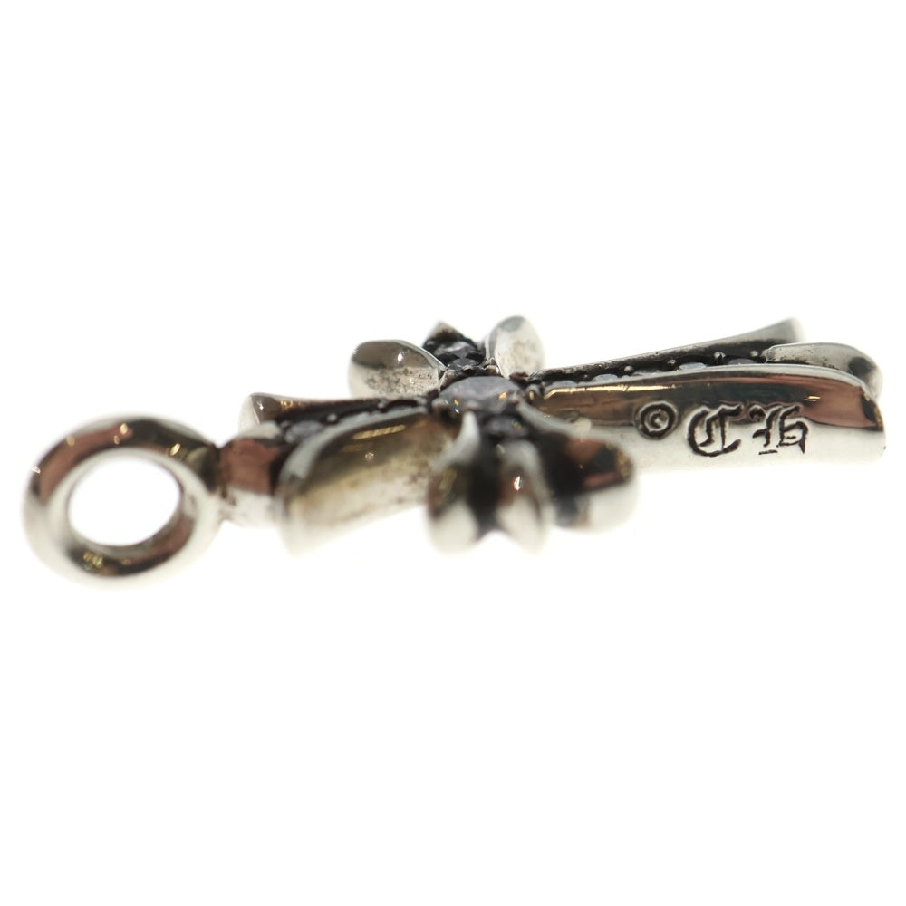 CHROME HEARTS(クロムハーツ) TNY CRSF P/DIA タイニーファットクロス PAVEダイヤ ペンダントトップ シルバー BCA323