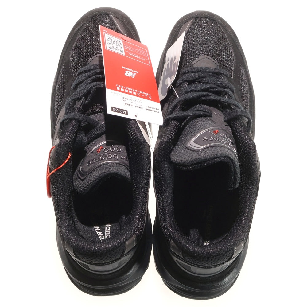 New Balance(ニューバランス) U990BB6 TRIPLE BLACK スエードメッシュローカットスニーカー ブラック US9/27cm