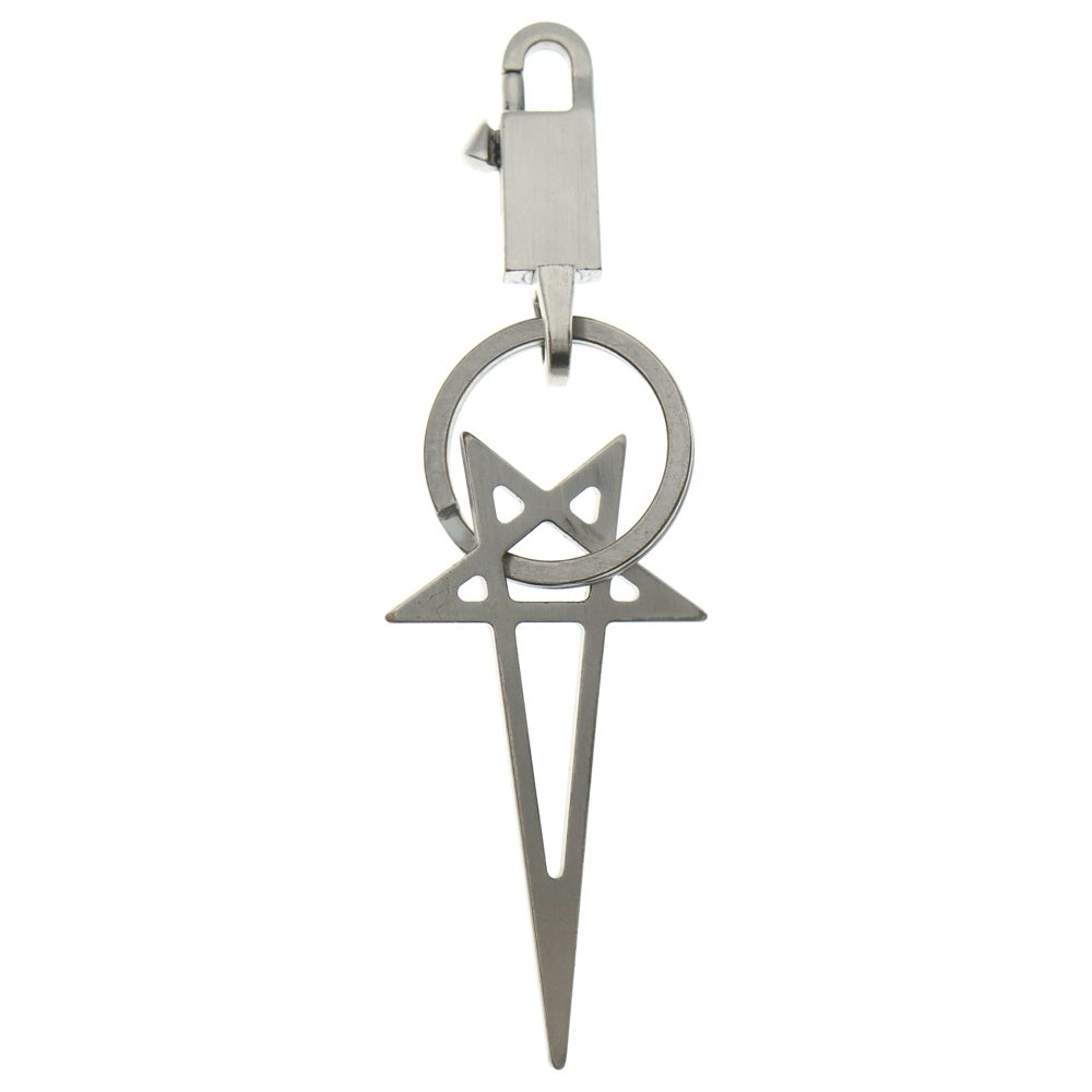 Rick Owens Pentagramキーチェーン Rick Owens Pentagram Keyring | Silver | FARFETCH