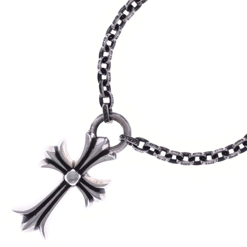 CHROME HEARTS(クロムハーツ) 30inch PPR CHN SML CH CRS ペーパーチェーン スモールCHクロス ネックレス シルバー