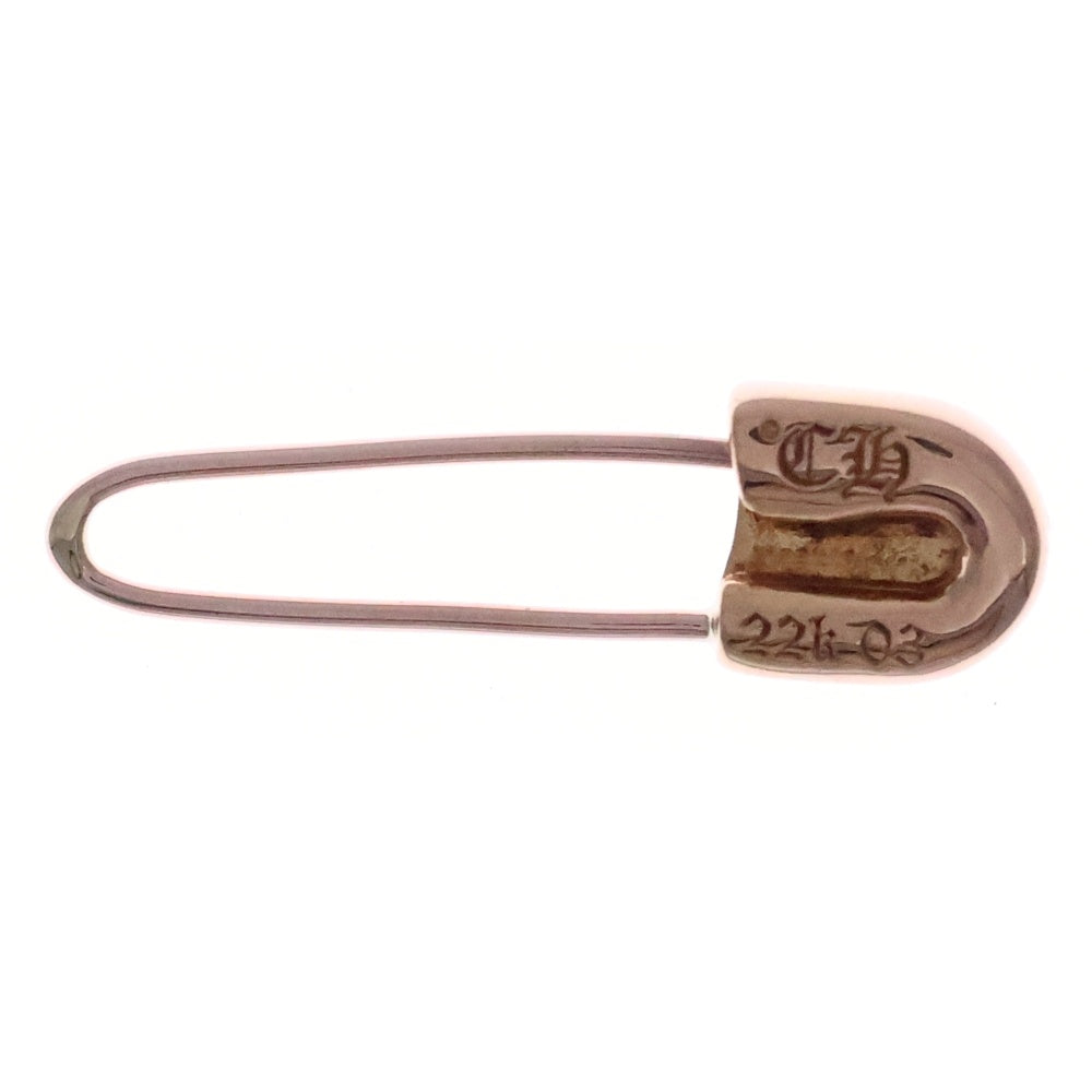 CHROME HEARTS(クロムハーツ) 22K SAFETY PIN CH PLS 1DIA 1ダイヤ セーフティーピン ピアス ゴールド