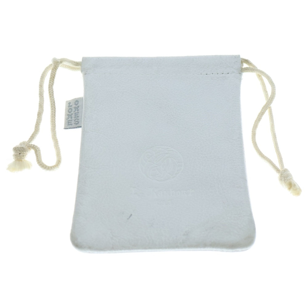 LEONARD KAMHOUT(レナードカムホート) レザー コンパクトウォレット ホワイト