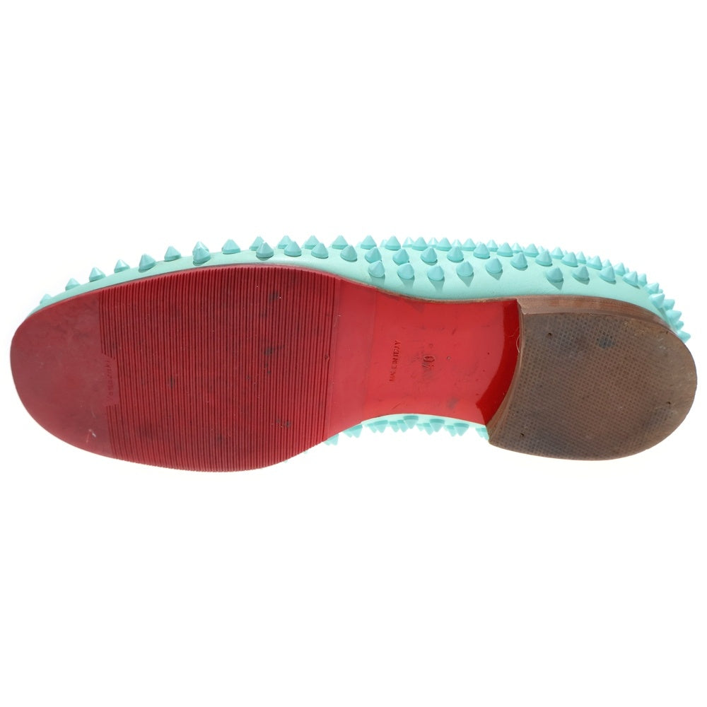 CHRISTIAN LOUBOUTIN(クリスチャンルブタン) ROLLERBOY ローラーボーイ スパイク ローファー ターコイズ