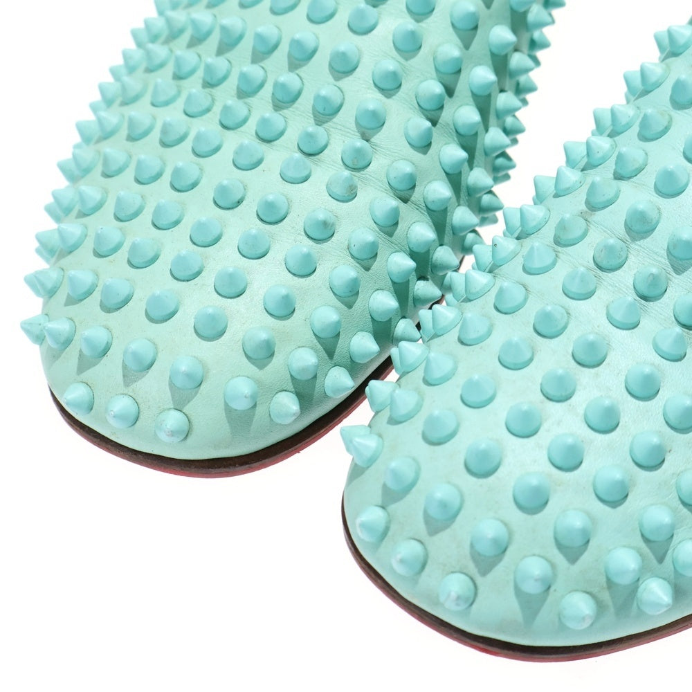 CHRISTIAN LOUBOUTIN(クリスチャンルブタン) ROLLERBOY ローラーボーイ スパイク ローファー ターコイズ