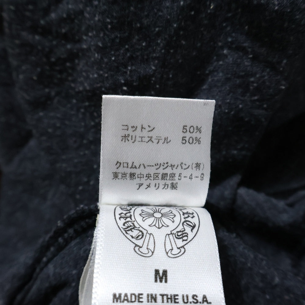 CHROME HEARTS(クロムハーツ) スクロールラベル CHプラスプリント 長袖Tシャツ グレー