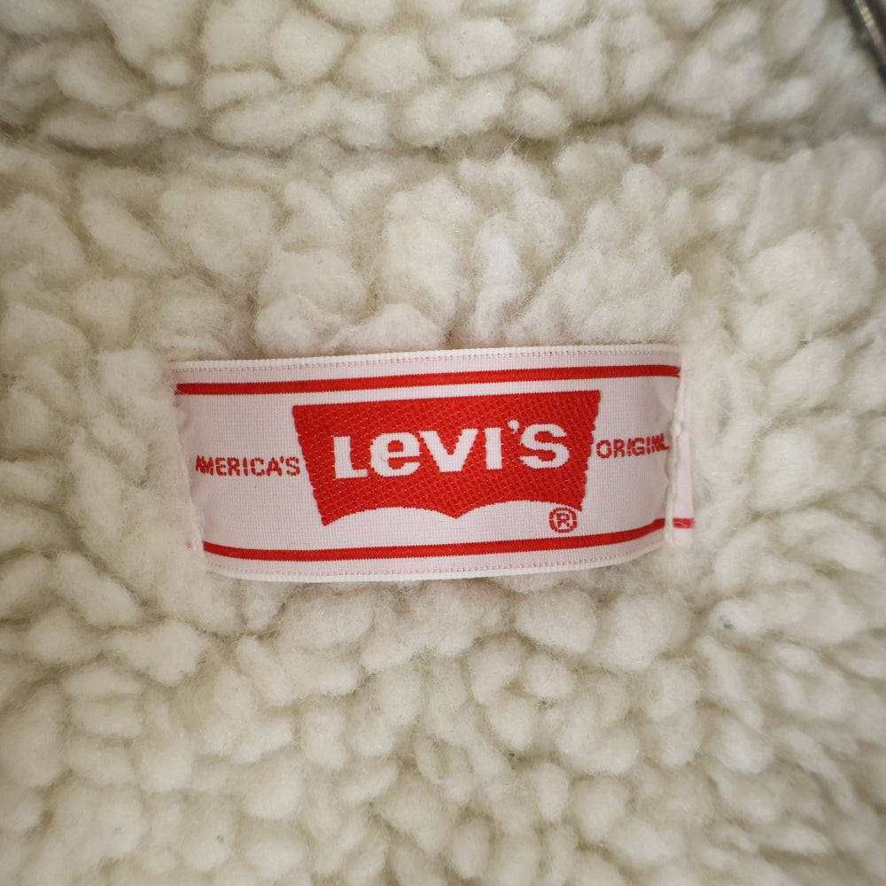Levi's(リーバイス) 70605 ボアデニムジャケット ブラック