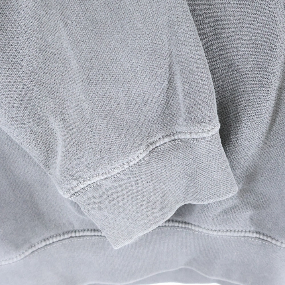 TRAVIS SCOTT(トラヴィススコット) Cactus Jack PS Classic Crewneck カクタスジャック プレイステーション ロゴワッペン クルーネック コットン 長袖スウェット トレーナー グレー