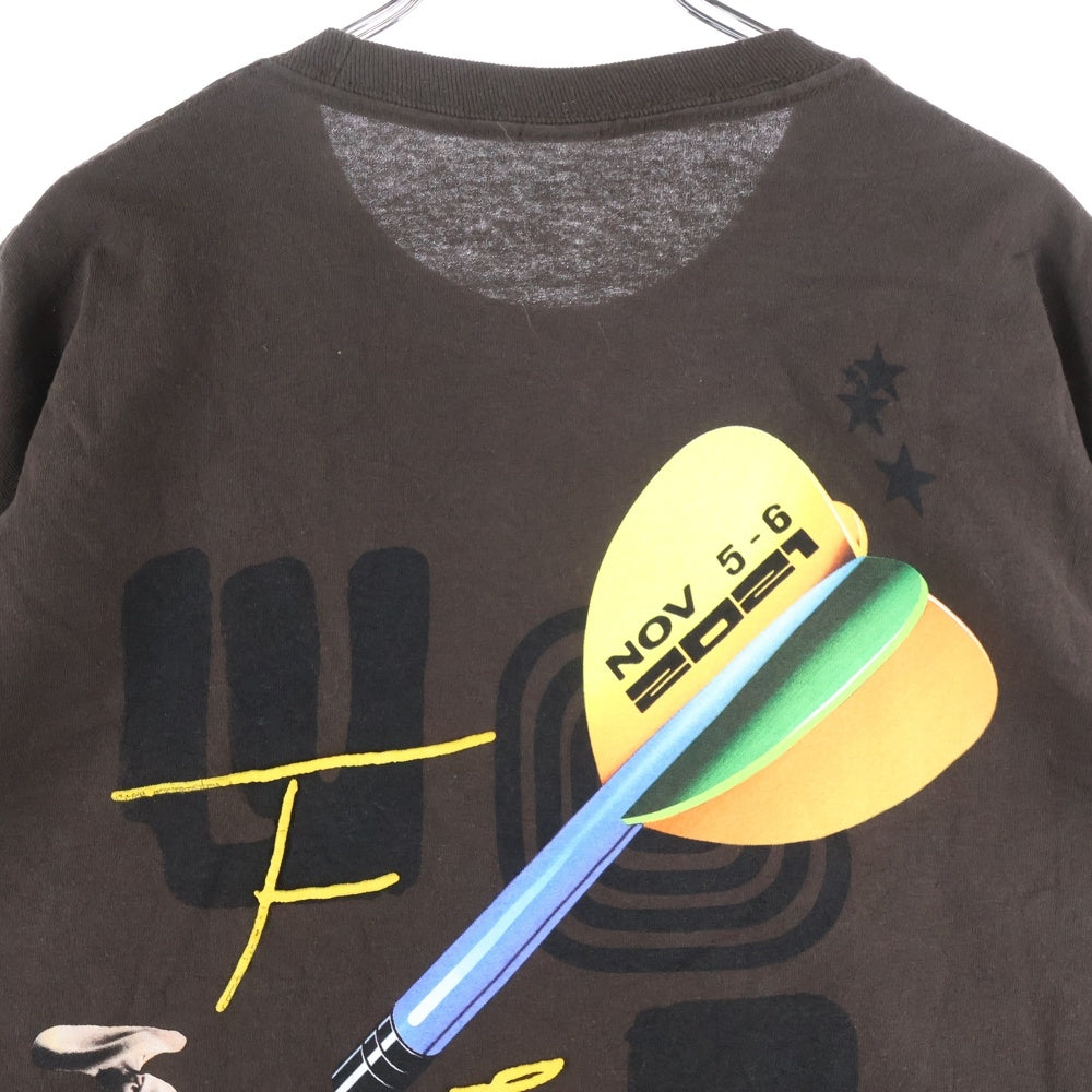 TRAVIS SCOTT(トラヴィススコット) Cactus Jack Otherside Long-Sleeve T-shirt ロングスリーブカットソー ロンT ブラウン