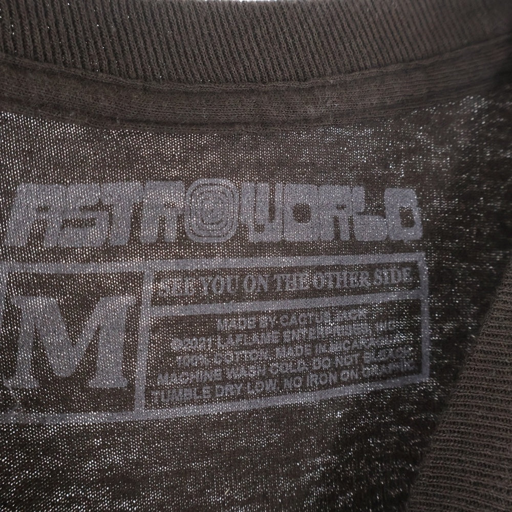 TRAVIS SCOTT(トラヴィススコット) Cactus Jack Otherside Long-Sleeve T-shirt ロングスリーブカットソー ロンT ブラウン