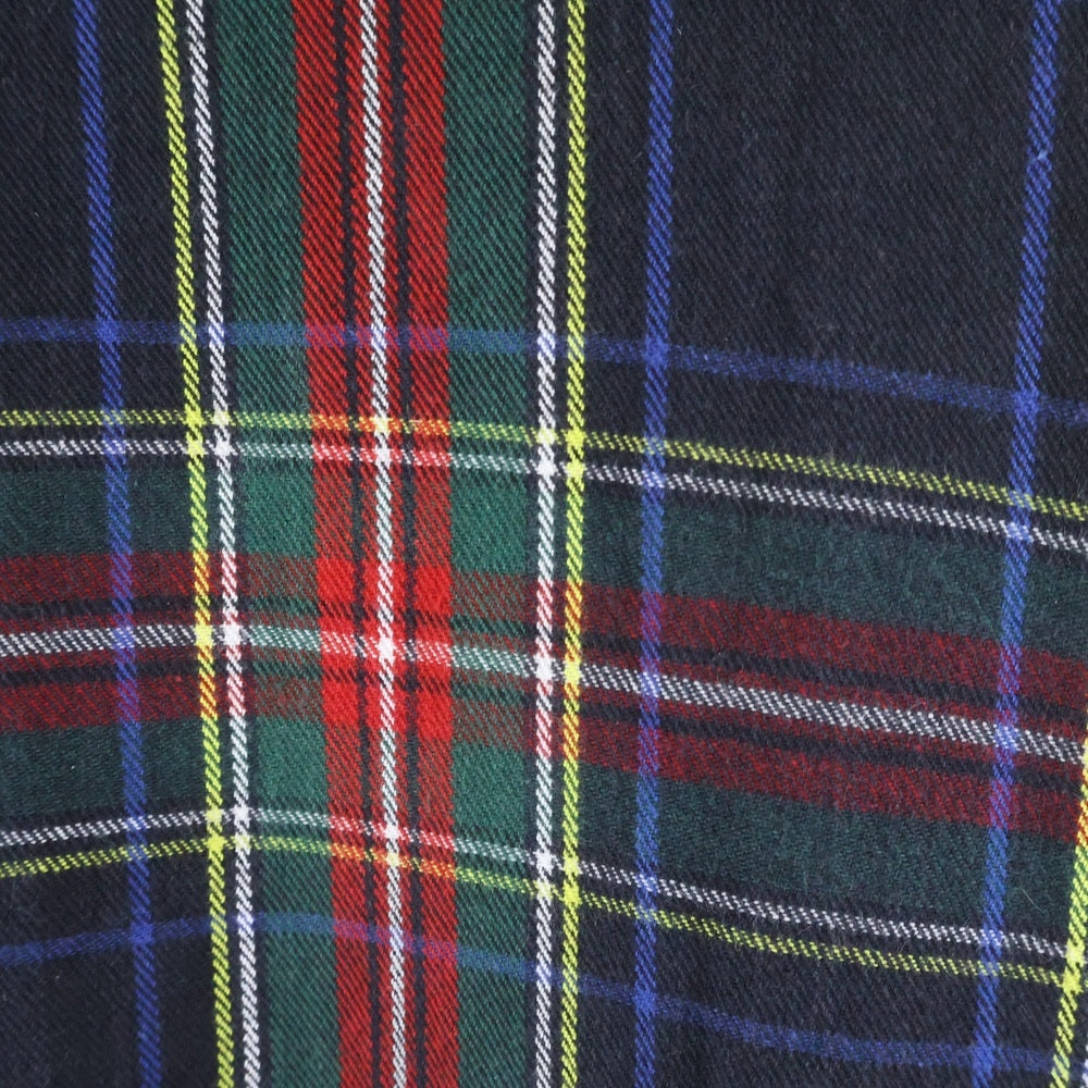MNML(ミニマル) PLAID HOODIE タータンチェック プルオーバーパーカー ブラック/レッド/グリーン