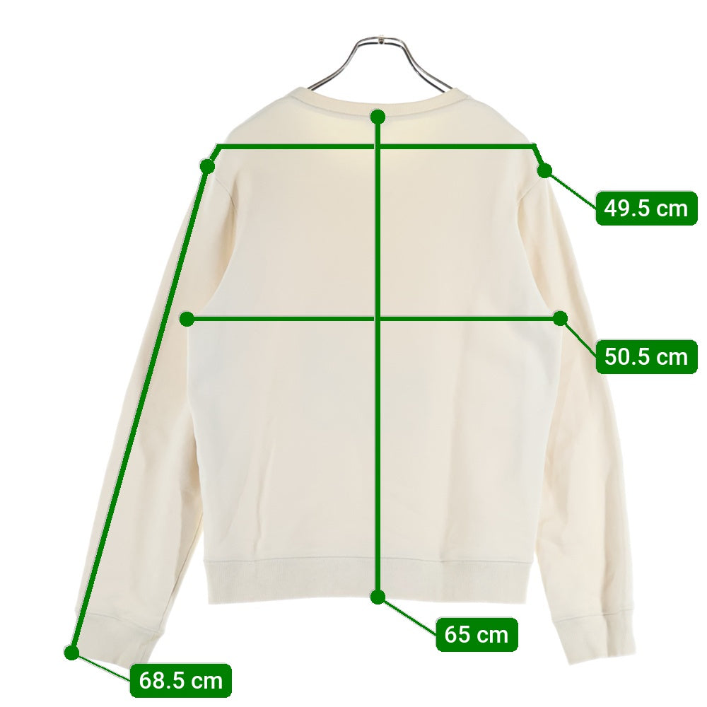 LOEWE(ロエベ) アナグラム エンブロイダリー ロゴ刺繍スウェット アイボリー