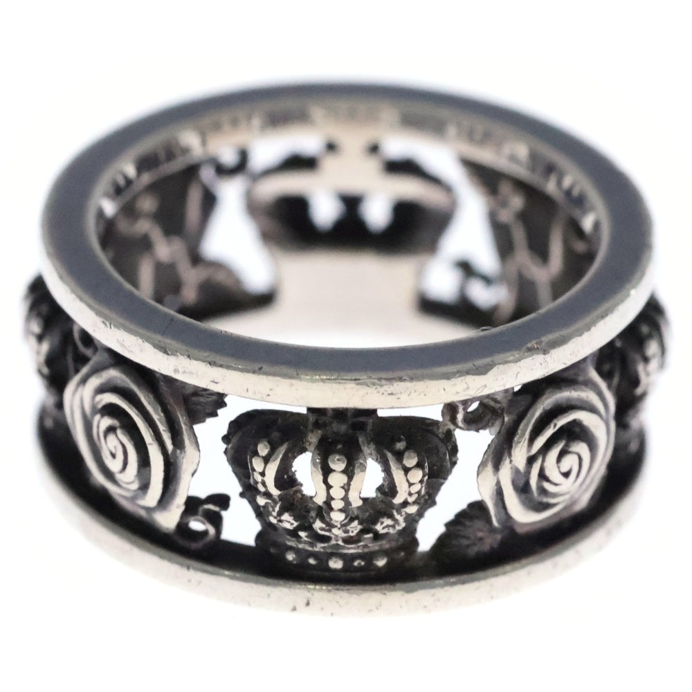 Justin Davis(ジャスティンデイヴィス) MY LOVE マイラブリング クラウン ローズ シルバー