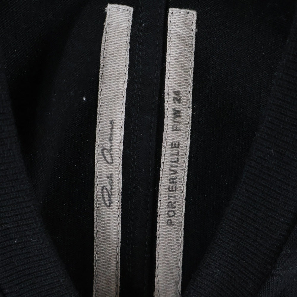 Rick Owens(リックオウエンス) 24AW レベル半袖クルーネック Tシャツ ブラック RU02D6249-BA