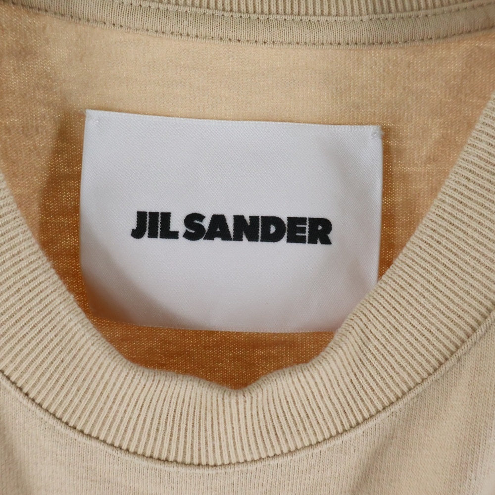 JIL SANDER(ジルサンダー) T-Shirt ロゴプリント 半袖Tシャツ ベージュ J21GC0001 J20215