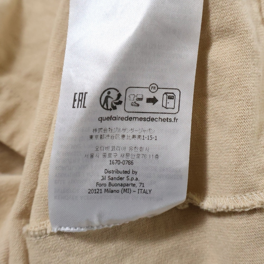 JIL SANDER(ジルサンダー) T-Shirt ロゴプリント 半袖Tシャツ ベージュ J21GC0001 J20215