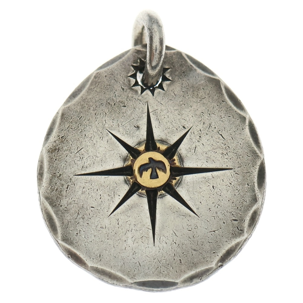 goro's(ゴローズ) たたきメタル中 ペンダントトップ シルバー/ゴールド