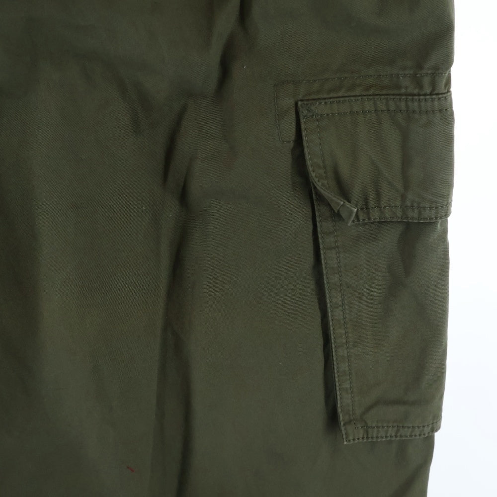 ALEXANDER WANG(アレキサンダーワン) Mid Rise Cargo Rave Pants ウエストロゴ カーゴパンツ カーキ 1WC2244724 レディース