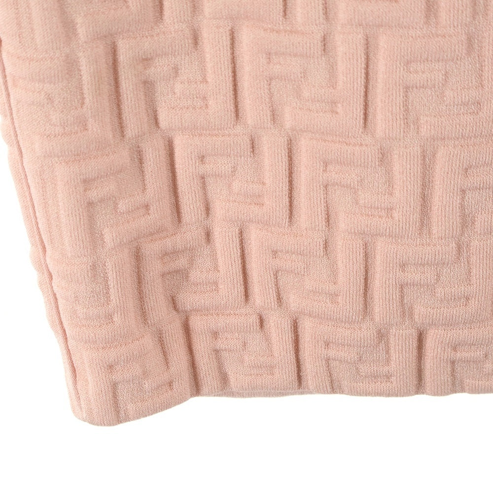 FENDI(フェンディ) Zucca Fitted Dress ズッカ柄 ノースリーブ タイト ワンピース ピンク FZDA13 AJTE レディース