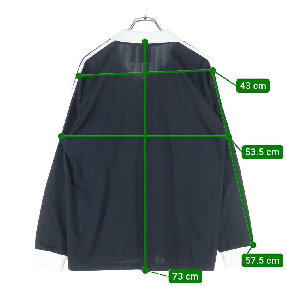 adidas(アディダス) PIQUE SOCCER LONG SLEEVE BLACK アディカラー ピケ サッカー 長袖シャツ ブラック IZ4808