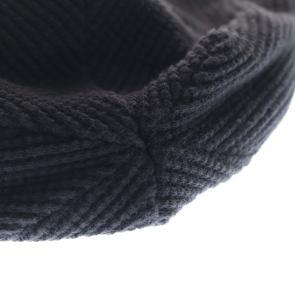 CHROME HEARTS(クロムハーツ) OLD THERMAL BEANIE オールド クロス刺繍 サーマル ビーニー ニット帽 ブラック