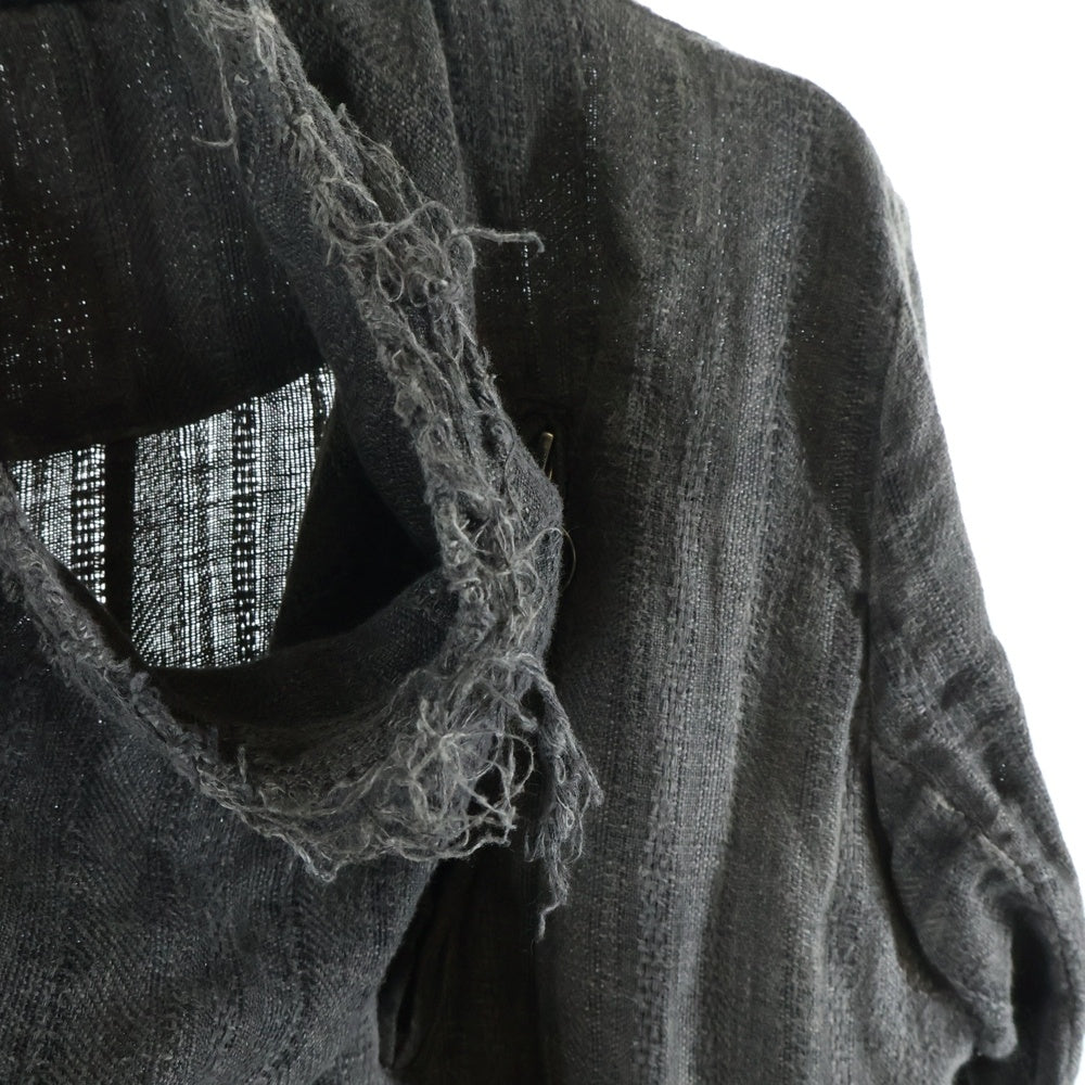 KMRii(ケムリ) スタッズ付き ファー ミリタリー モッズコート カーキ