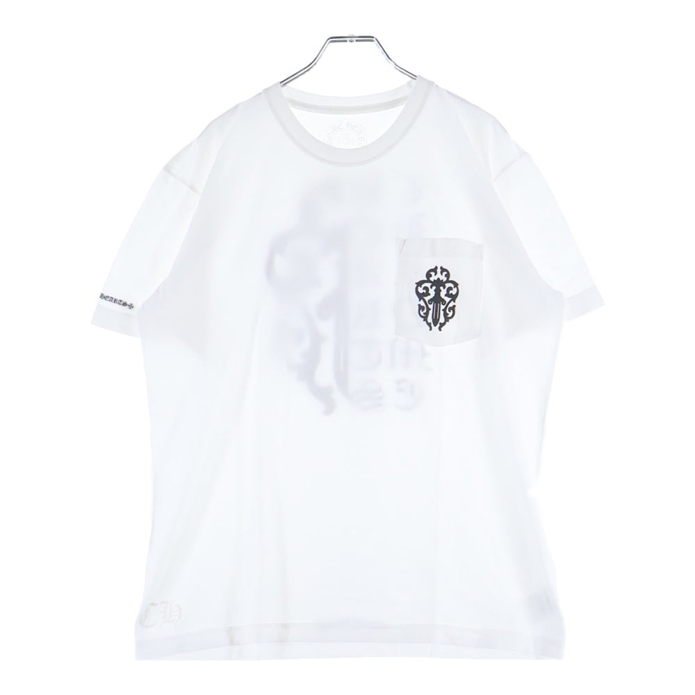 CHROME HEARTS(クロムハーツ) Vine Dagger ヴァインダガープリント 半袖Tシャツ カットソー ホワイト