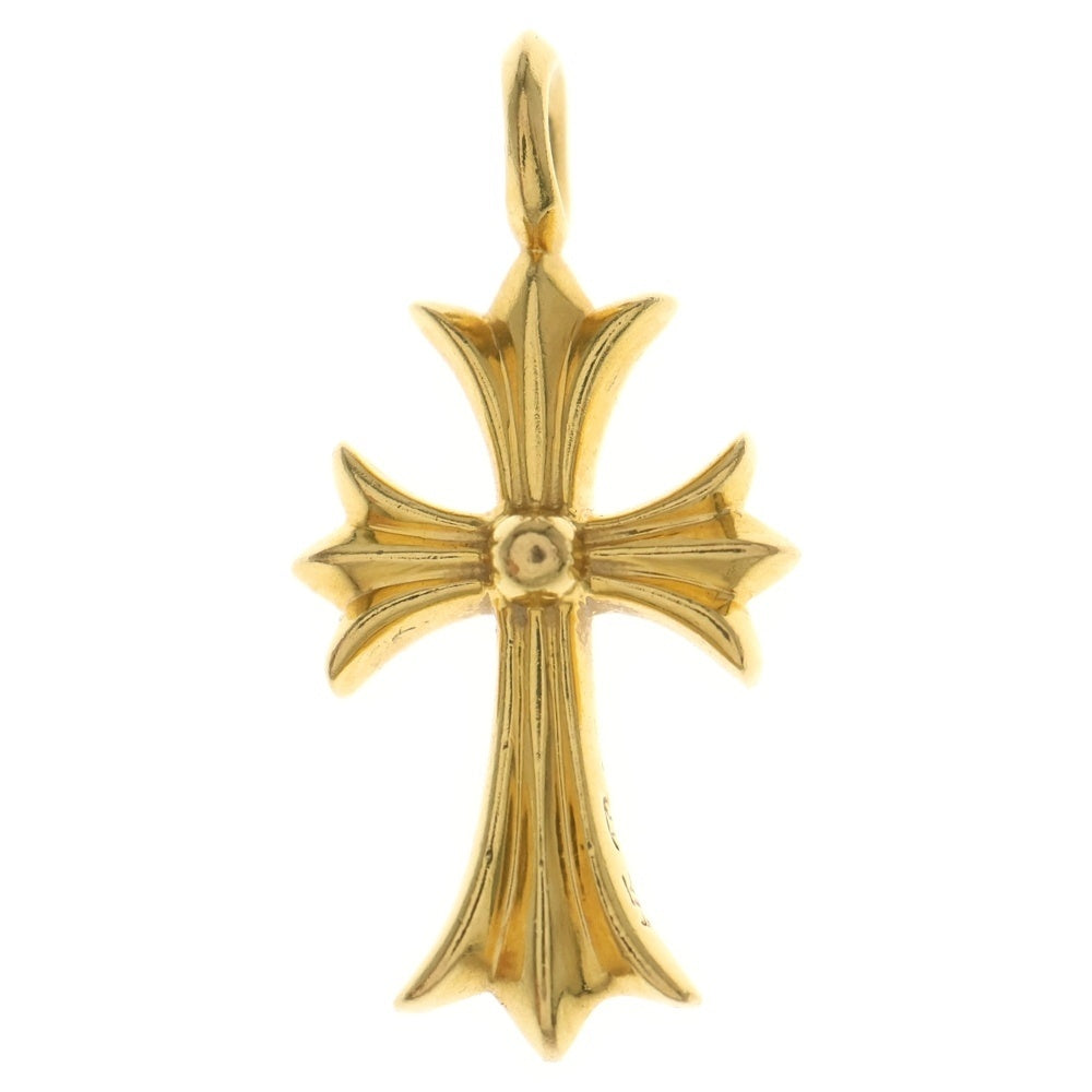 CHROME HEARTS(クロムハーツ) 22K TNY CRSF P/DIA タイニーファットクロス PAVEダイヤ ペンダントトップ ゴールド BCA033 レディース