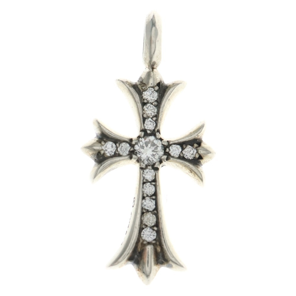 CHROME HEARTS(クロムハーツ) TNY CRSF P/DIA タイニーファットクロス PAVEダイヤ ペンダントトップ シルバー BCA323