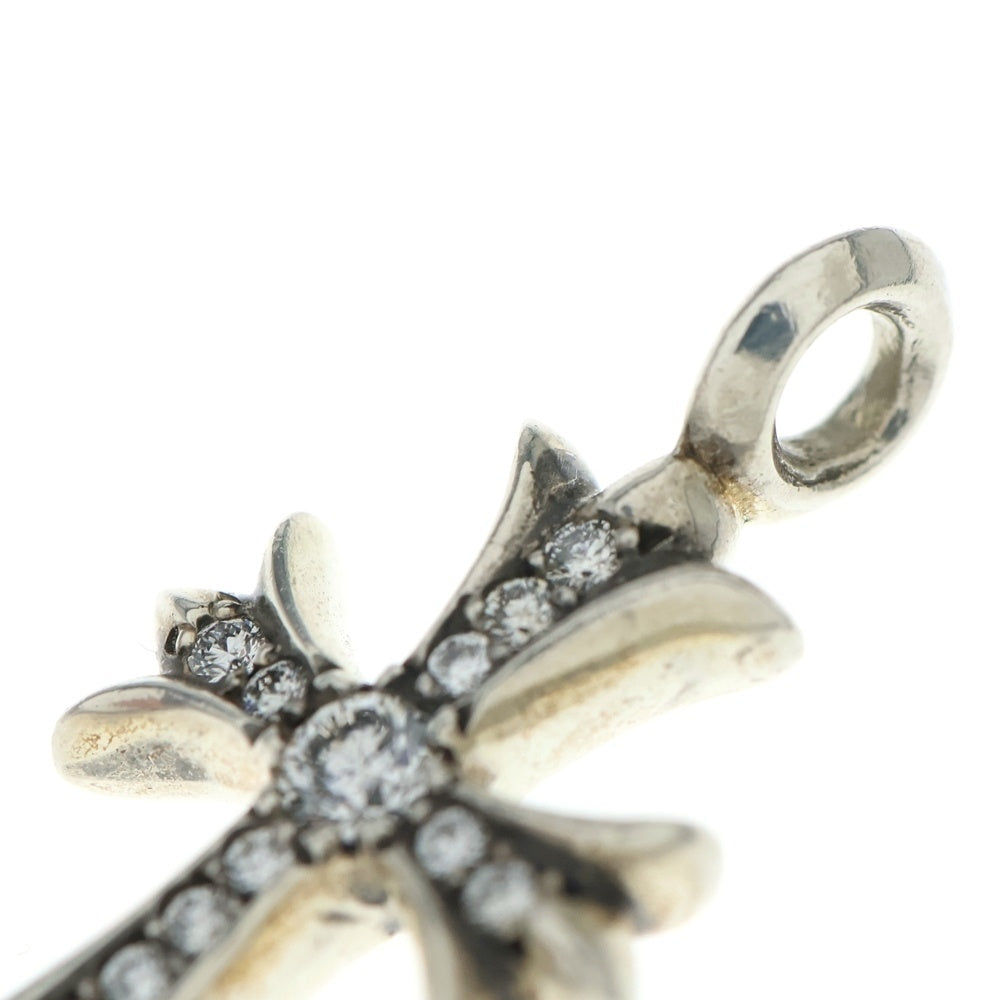 CHROME HEARTS(クロムハーツ) TNY CRSF P/DIA タイニーファットクロス PAVEダイヤ ペンダントトップ シルバー BCA323