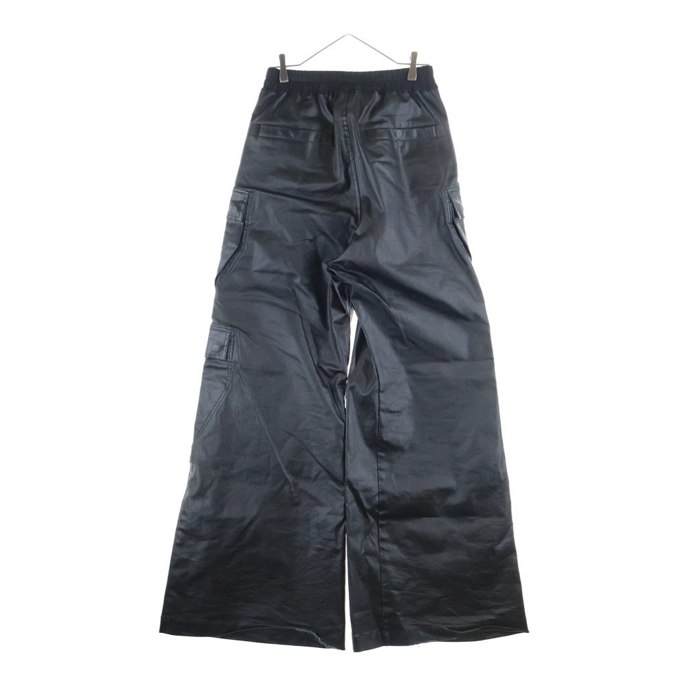 Rick Owens(リックオウエンス) 24AW CARGOBELAS カーゴベラ コーティングブラック デニムパンツ RU02D6339-SCT