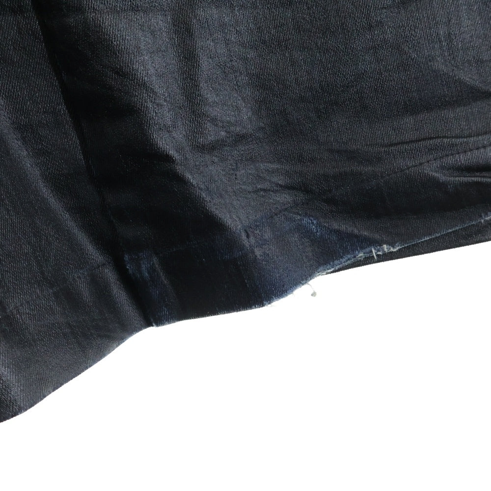 Rick Owens(リックオウエンス) 24AW CARGOBELAS カーゴベラ コーティングブラック デニムパンツ RU02D6339-SCT