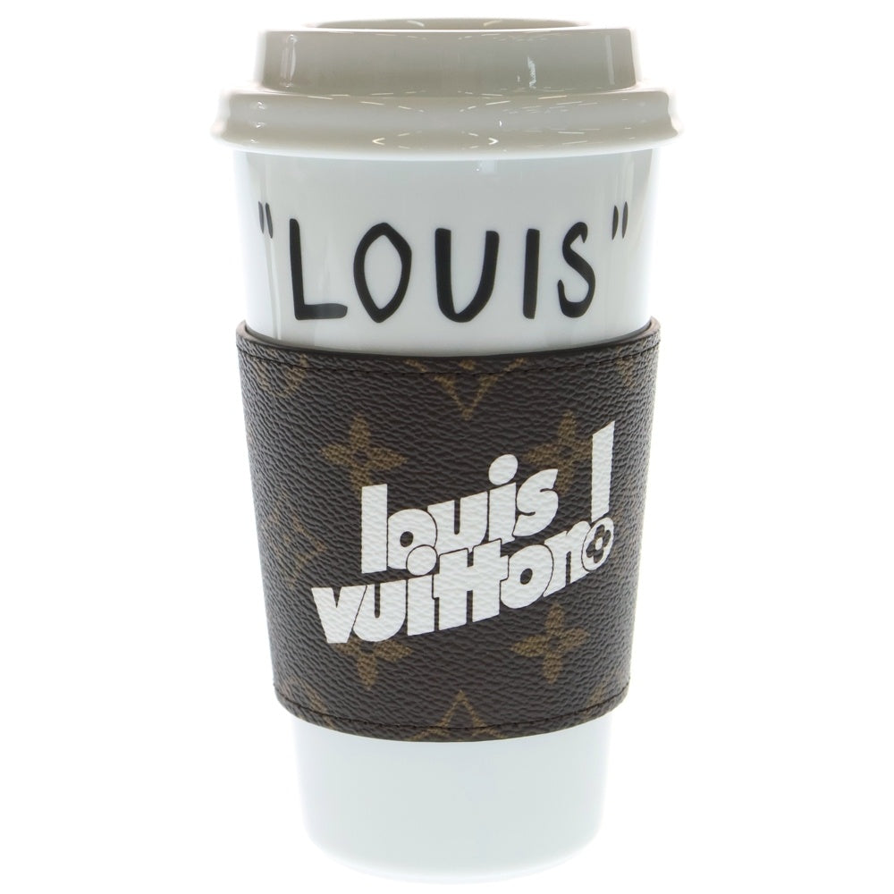 LOUIS VUITTON(ルイヴィトン) モノグラム カップ ルイ タンブラー カップ 陶器 ホワイト GI0653 LV0029 レディース
