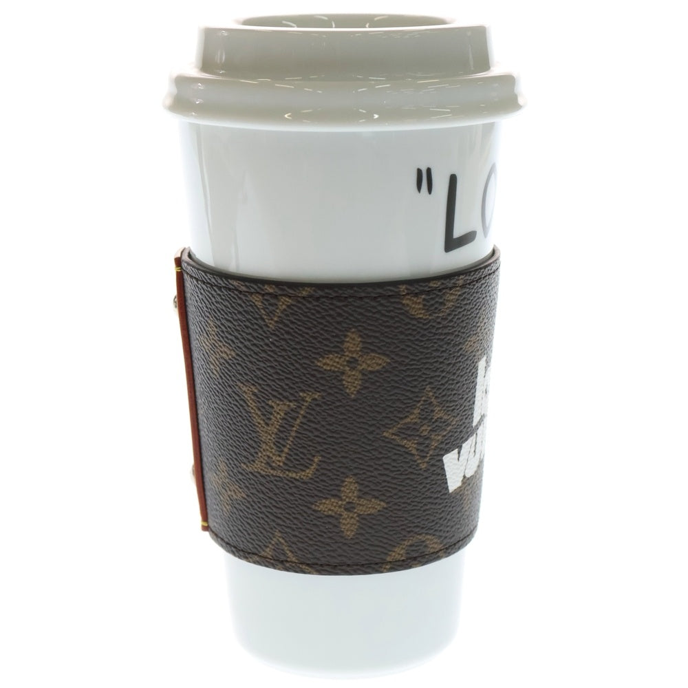 LOUIS VUITTON(ルイヴィトン) モノグラム カップ ルイ タンブラー カップ 陶器 ホワイト GI0653 LV0029 レディース