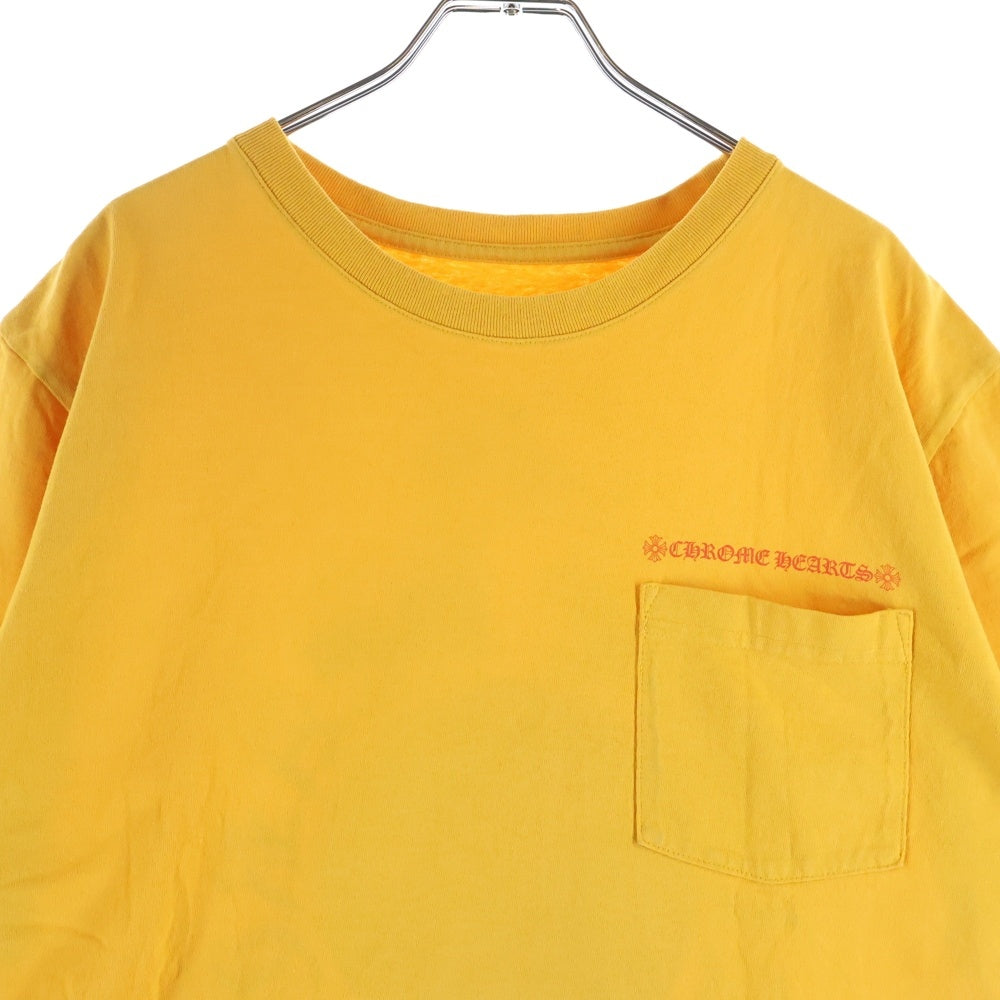 CHROME HEARTS(クロムハーツ) MATTY BOY PPO mustard Tee Call Me マッティボーイ マスタード プリント 半袖Tシャツ カットソー イエロー