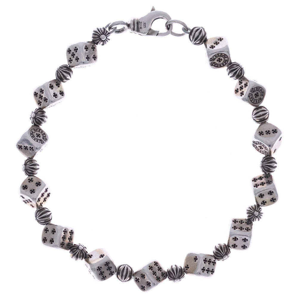 CHROME HEARTS(クロムハーツ) Dice Bead ダイスビーズ ダイスビーズ ブレスレット シルバー