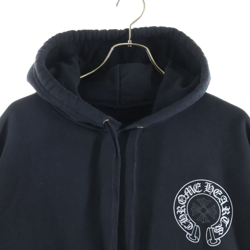 CHROME HEARTS(クロムハーツ) SWTSHRT PLVR LTD プルオーバーパーカー ラスベガス限定ホースシュープリントパーカー ブラック