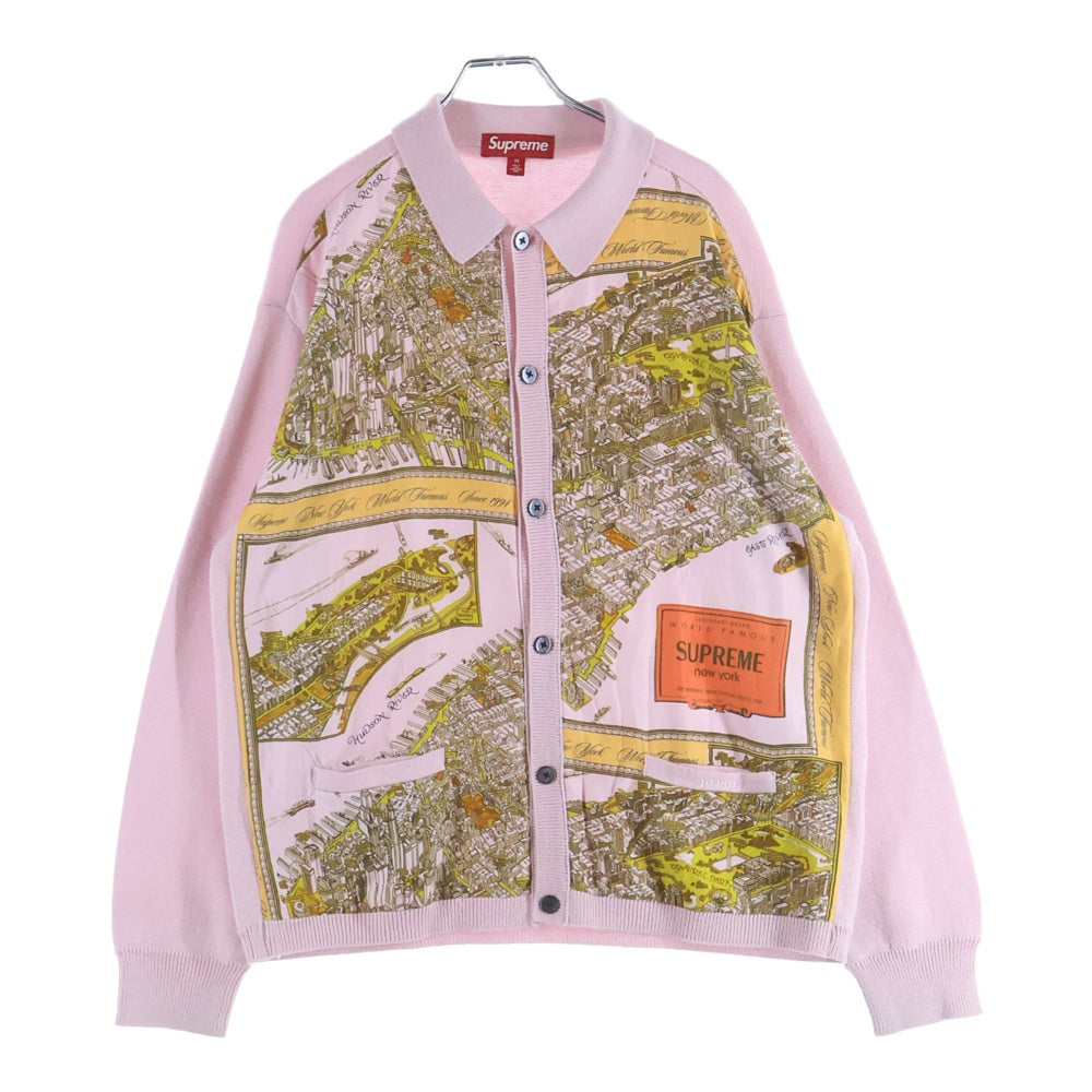 SUPREME(シュプリーム) 2023FW シルクマップカーディガン