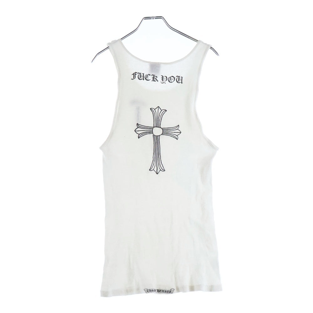 CHROME HEARTS(クロムハーツ) OLD FUCK YOU TANK TOP ファックユー タンクトップ ノースリーブ ホワイト