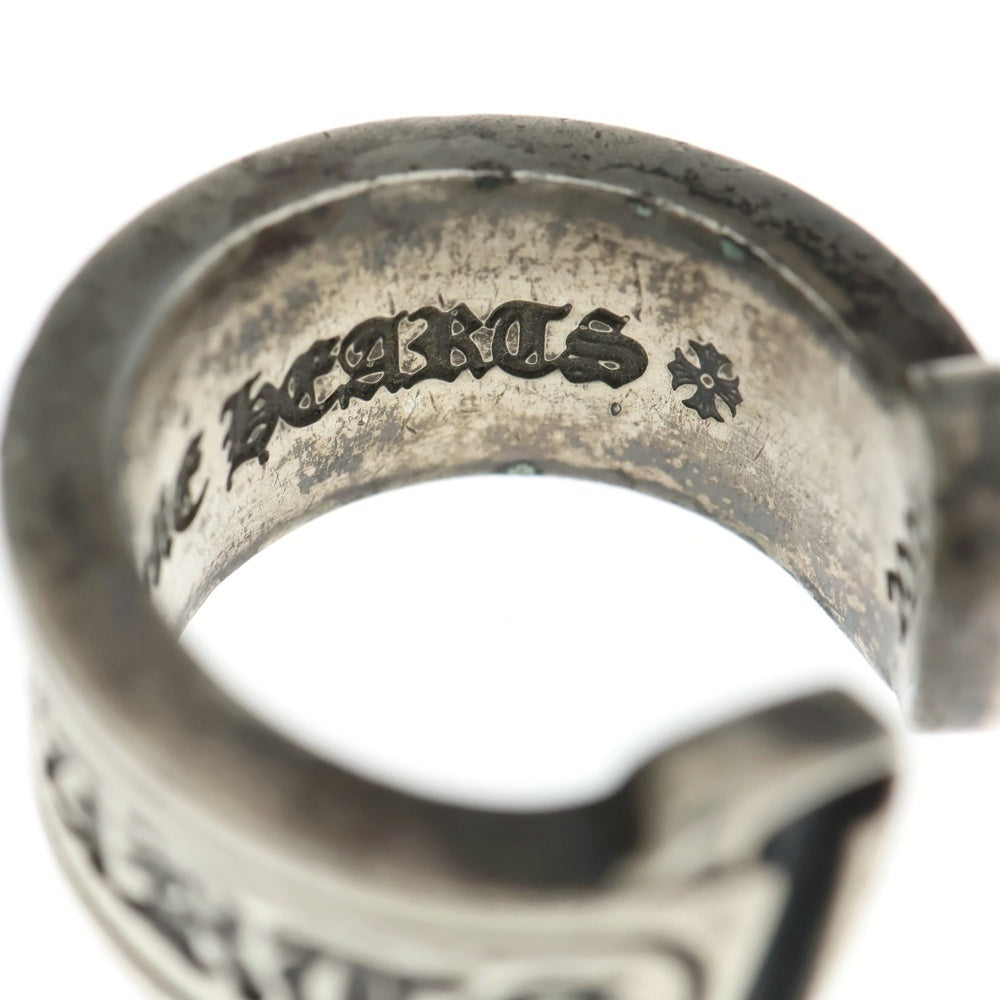CHROME HEARTS(クロムハーツ) LG SCROLL LABEL ラージスクロールラベル リング シルバーBCA383
