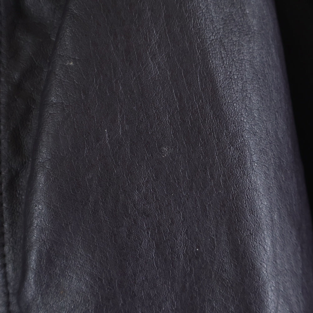 HYSTERIC GLAMOUR(ヒステリックグラマー) HG ピッグ レザージャケット ブルゾン ブラウン 4LB-1562