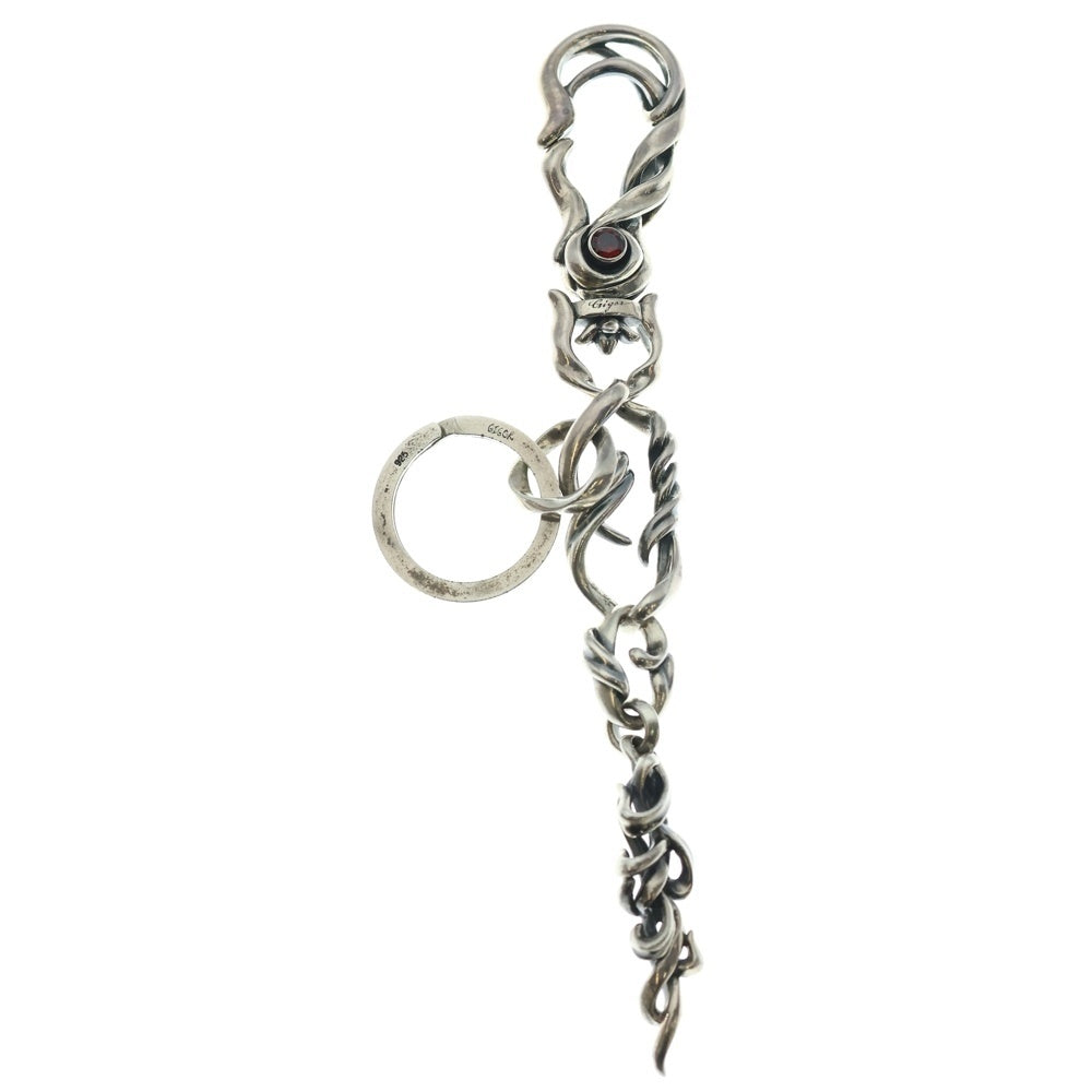 GIGOR(ジゴロウ) ルビー キーチェーン シルバー