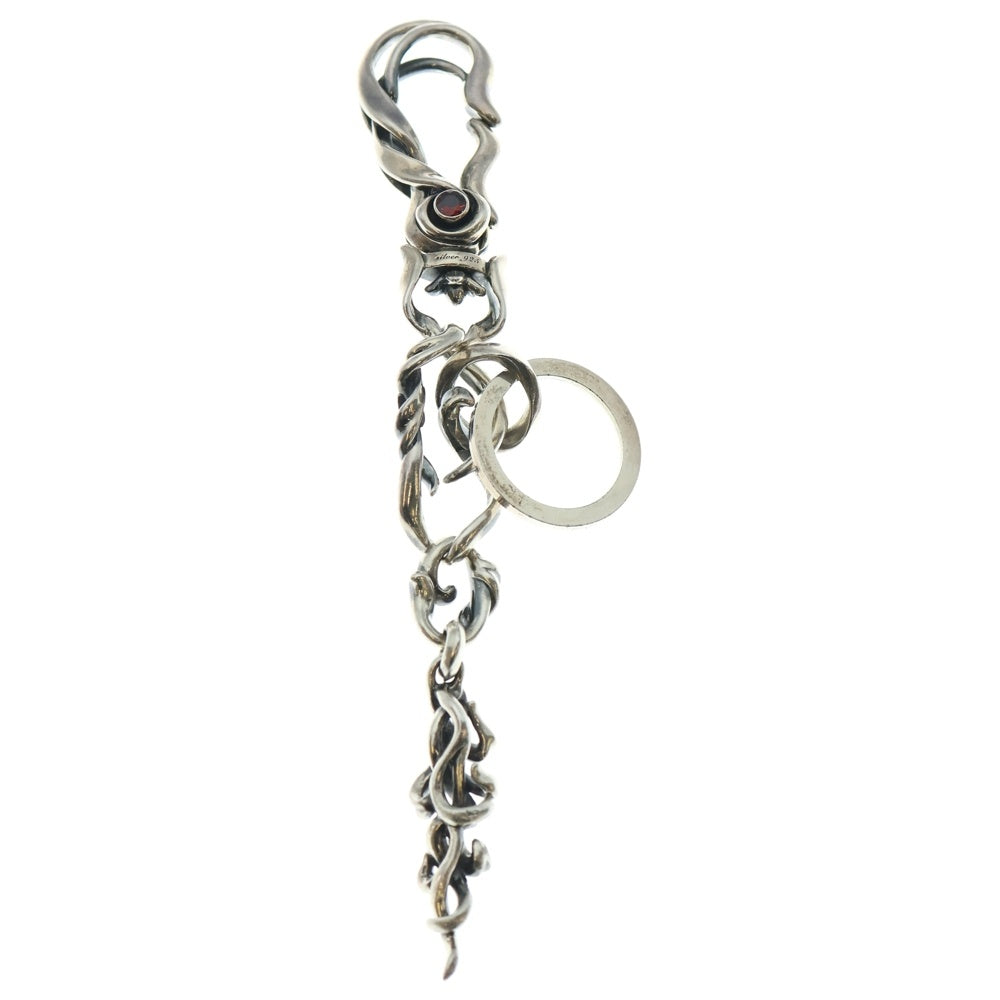 GIGOR(ジゴロウ) ルビー キーチェーン シルバー