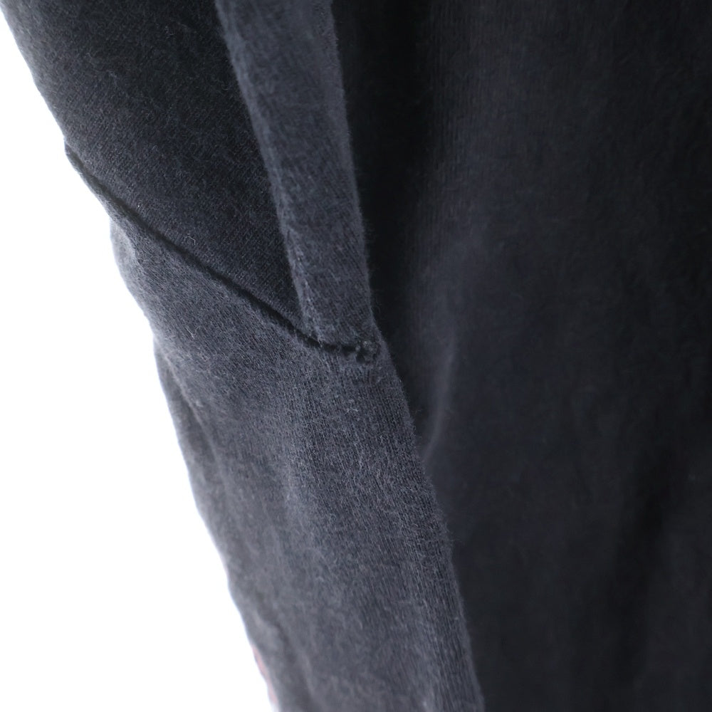 CHROME HEARTS(クロムハーツ) OLD AMERICAN FLAG TEE オールド アメリカンフラッグTシャツ 星条旗 ホースシュープリント 半袖カットソー ブラック