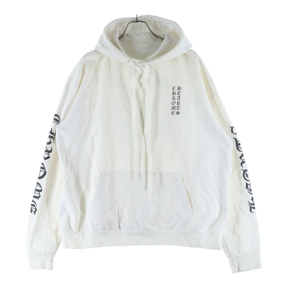 CHROME HEARTS(クロムハーツ) SWTSHRT PLVR CHプラス総柄プルオーバーパーカー ホワイト