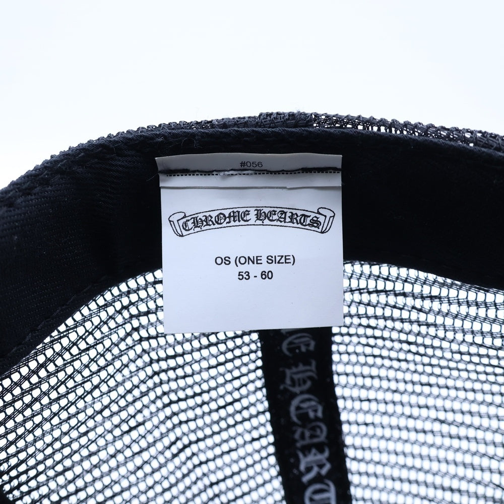 CHROME HEARTS(クロムハーツ) TRUCKER CAP CHパッチメッシュトラッカーキャップ クロスボール付 帽子 ブラック
