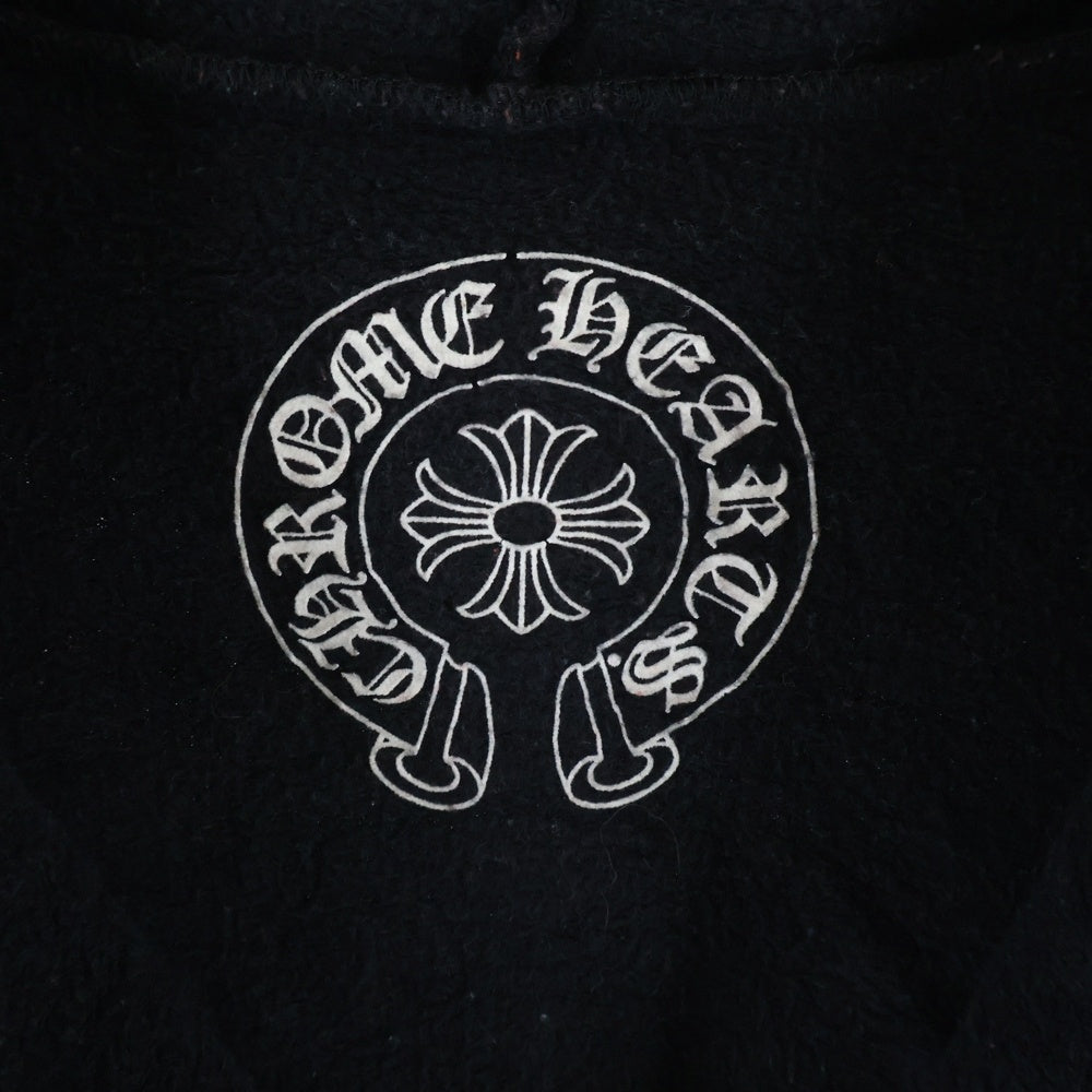 CHROME HEARTS(クロムハーツ) OLD CH PLS ZIP HOODIE CHプラス ジップアップ フーディー パーカー ブラック
